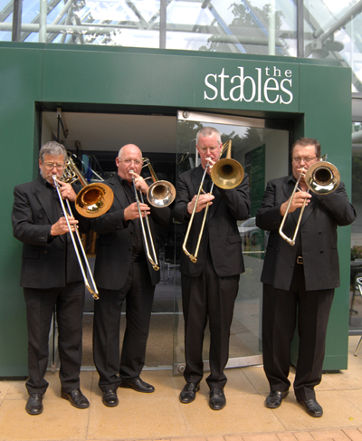 The Bone Supremacy outside The Stables at Wavendon